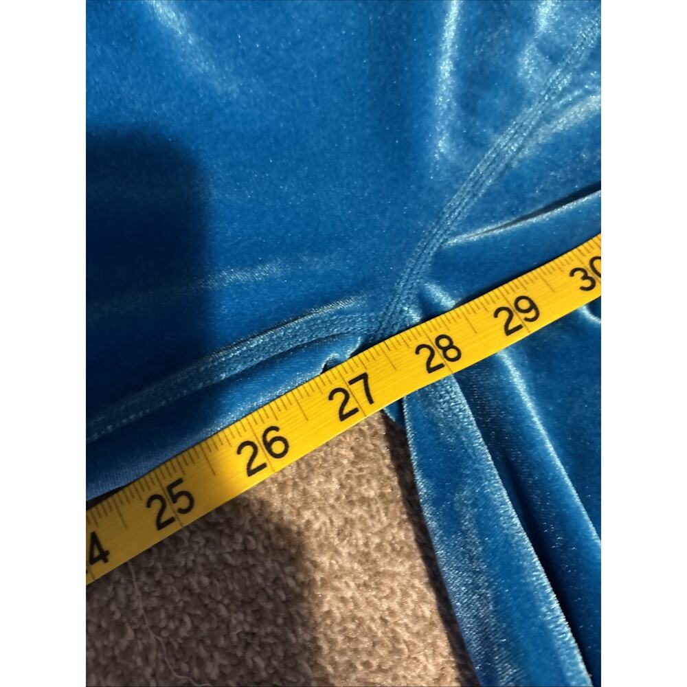 Lilly Pulitzer Weekender High Rise Velvet Leggings Women’s Size Small Teal Bay - Picture 11 of 16